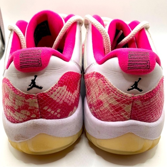 RARE Air Jordan 11 XI Retro Low Pink Snake Skin AUTHENTIC  womens size 11 - Picture 7 of 13